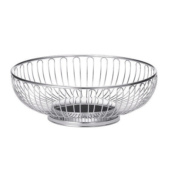 Chalet Rnd Basket, Chrme Pltd, 9.6