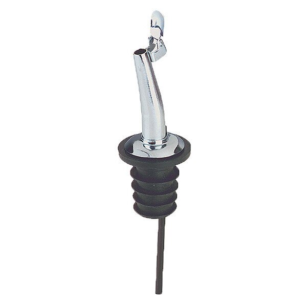 Freeflw Hngd Flipcap Pourer, SS, Vnt Tube