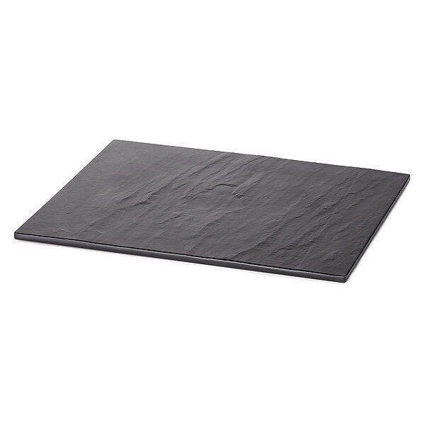 Frostone Slate Mel Tray, Blk, 12.75