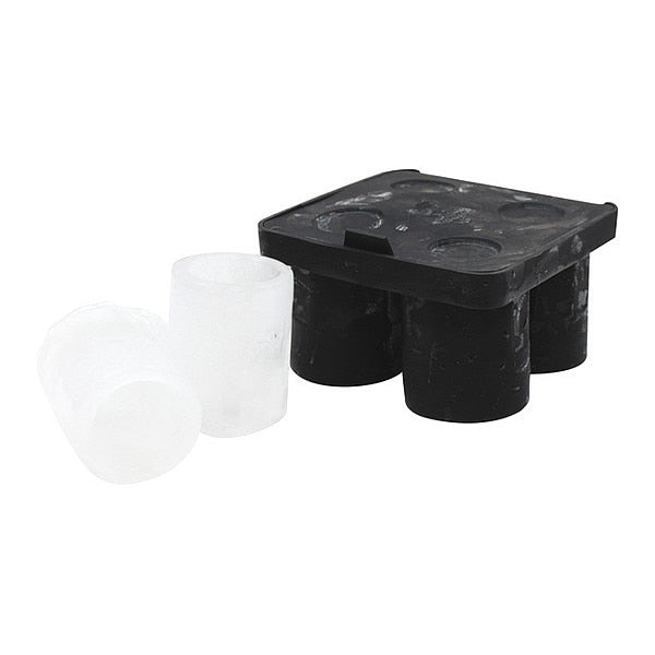 Silicone Shot Glass Tray, Black