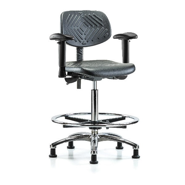Chair, Poly, High Bench, Chr Tilt AA CF G