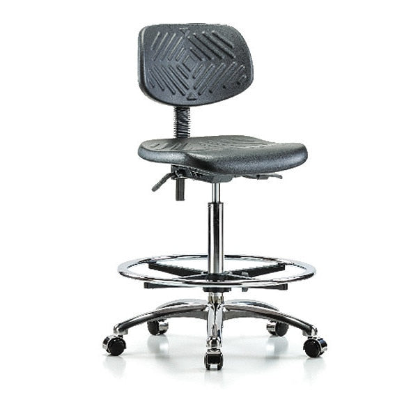 Chair, Poly, High Bench, Chr Tilt CF Cast