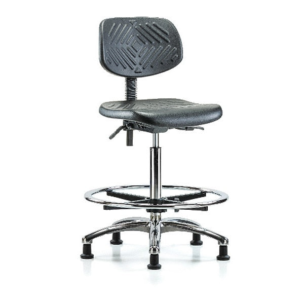 Chair, Poly, High Bench, Tilt CF Glides