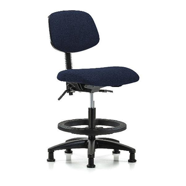 Chair, Fab, Med Bench, Tilt BF Glides, Nav, Weight Capacity: 300 lb.
