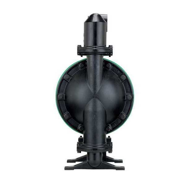 DiaphPmp, NPTF, PTFE/TPV/Alum, 3/4in, 172gpm