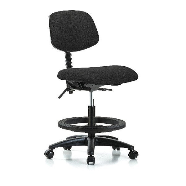 Chair, Fab, Med Bench, Tilt BF Casters, Blk