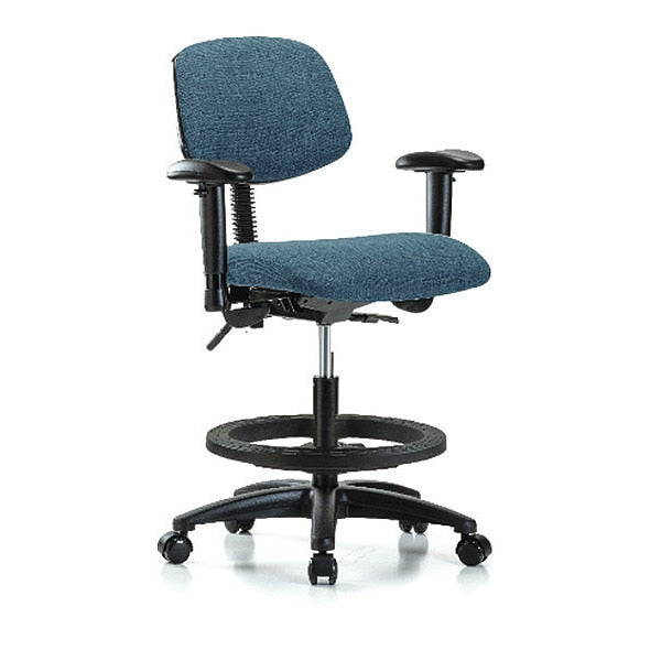 Chair, Fab, Med Bench, Tilt AA BF Cast, Blu