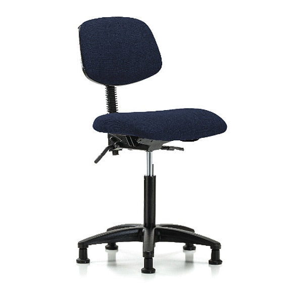Chair, Fabric, Med Bench, Glides, Nav