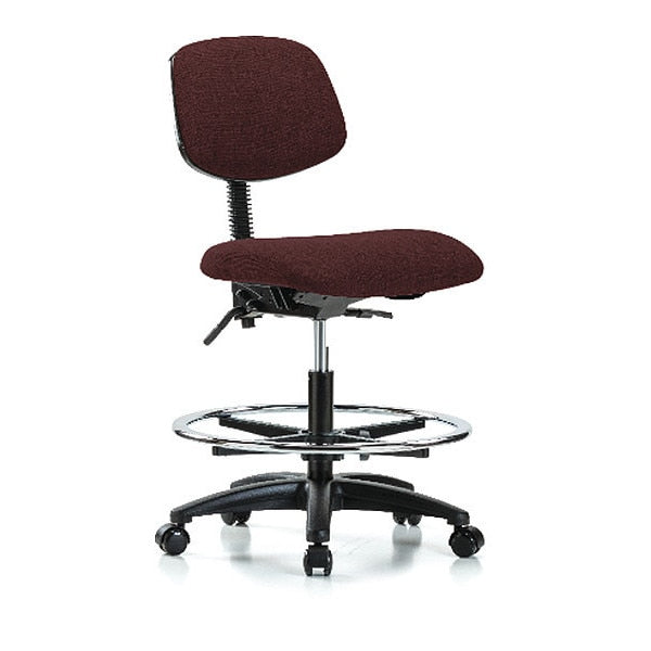 Chair, Fab, Med Bench, Tilt CF Casters, Bur