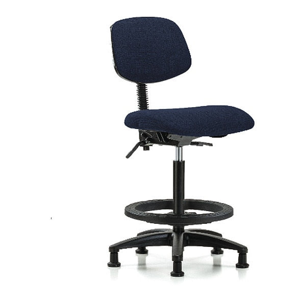 Chair, Fabric, Hi Bench, Tilt BF Glides, Nav