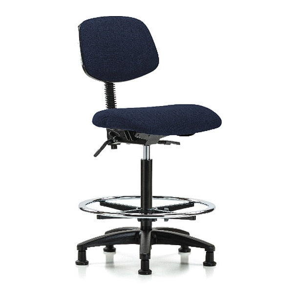 Chair, Fabric, Hi Bench, CF Glides, Nav