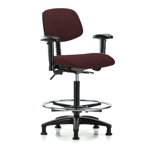 Chair, Fab, Hi Bench, Tilt AA CF Glides, Bur