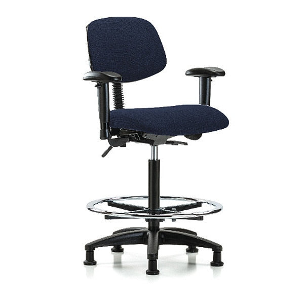 Chair, Fab, Hi Bench, Tilt AA CF Glides, Nav