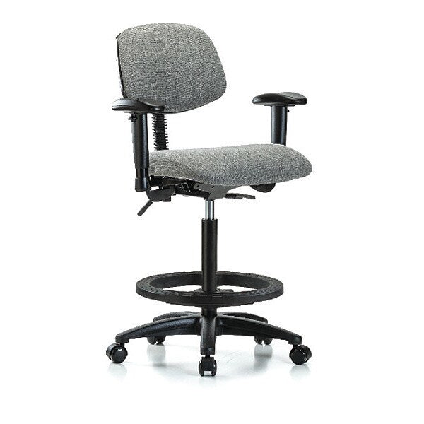 Chair, Fab, Hi Bench, Tilt AA BF Cast, Gry