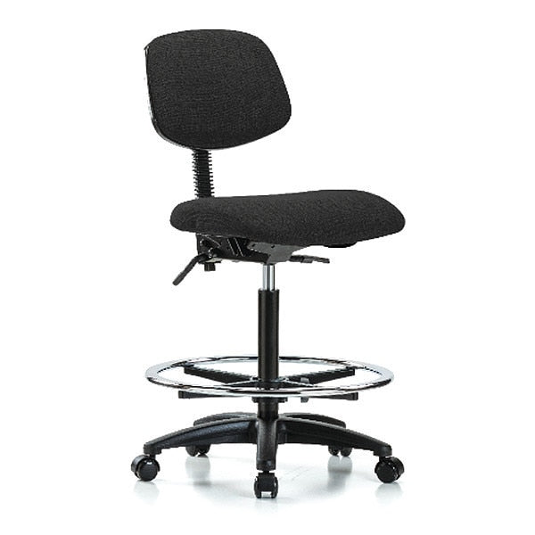 Chair, Fab, Hi Bench, Tilt CF Casters, Blk