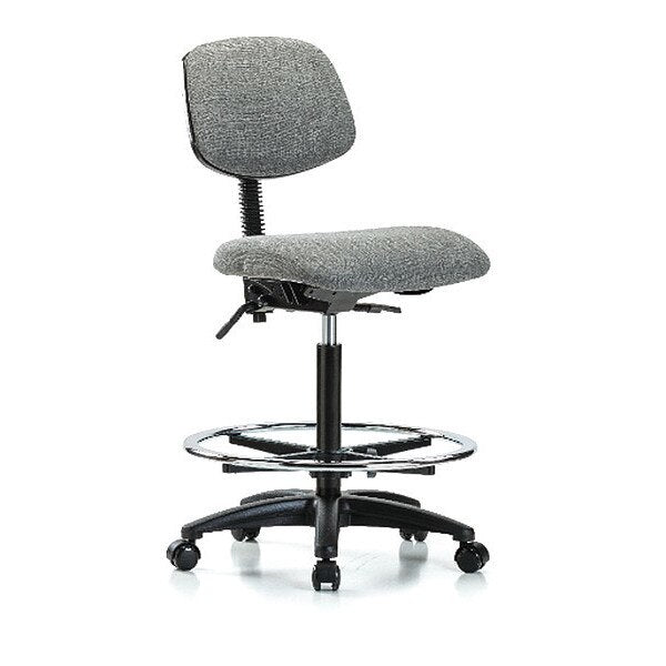 Chair, Fab, Hi Bench, Tilt CF Casters, Gry
