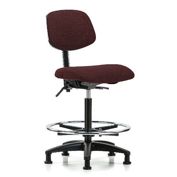 Chair, Fabric, Hi Bench, Tilt CF Glides, Bur