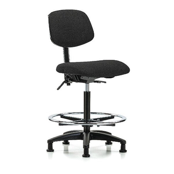 Chair, Fabric, Hi Bench, Tilt CF Glides, Blk