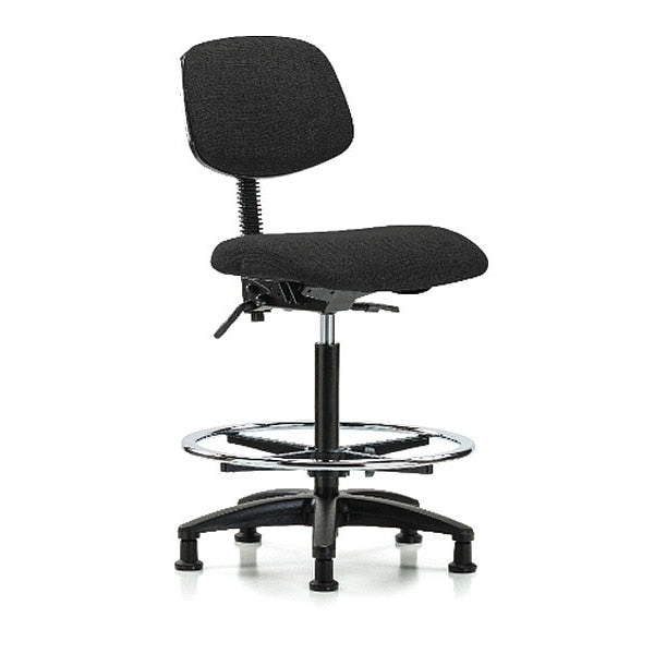 Chair, Fabric, Hi Bench, CF Glides, Blk