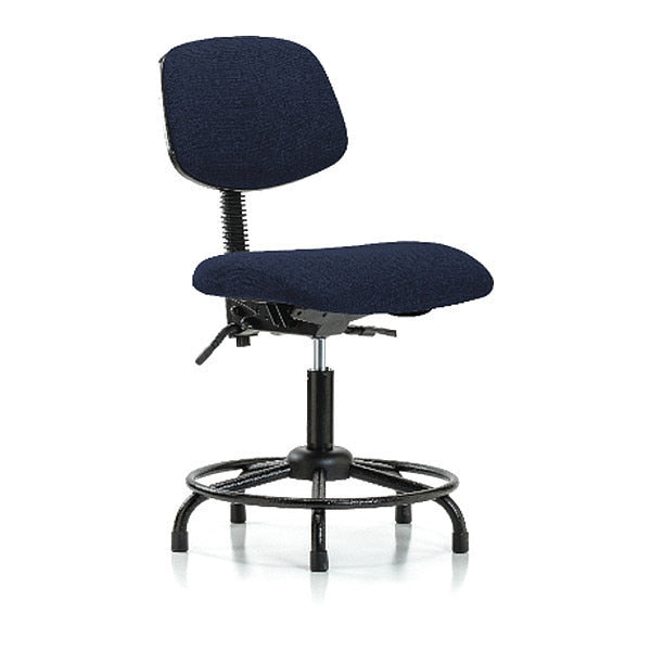 Chair, Fabric, Med Bench, RT Glides, Nav