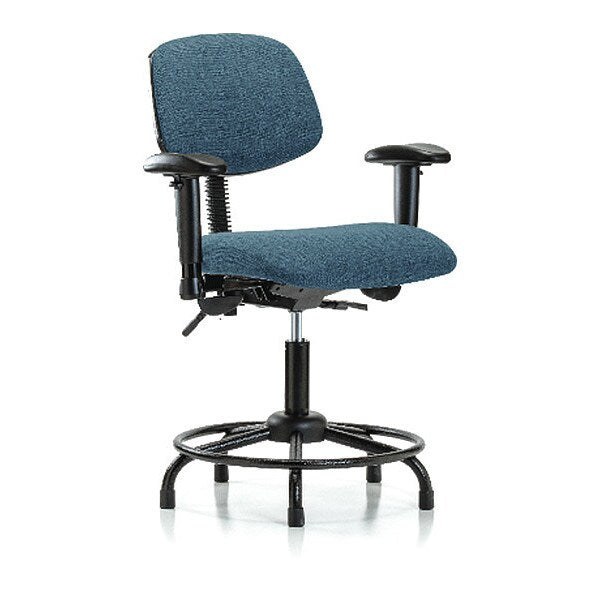 Chair, Fab, Med Bench, RT Tilt AA Glide, Blu
