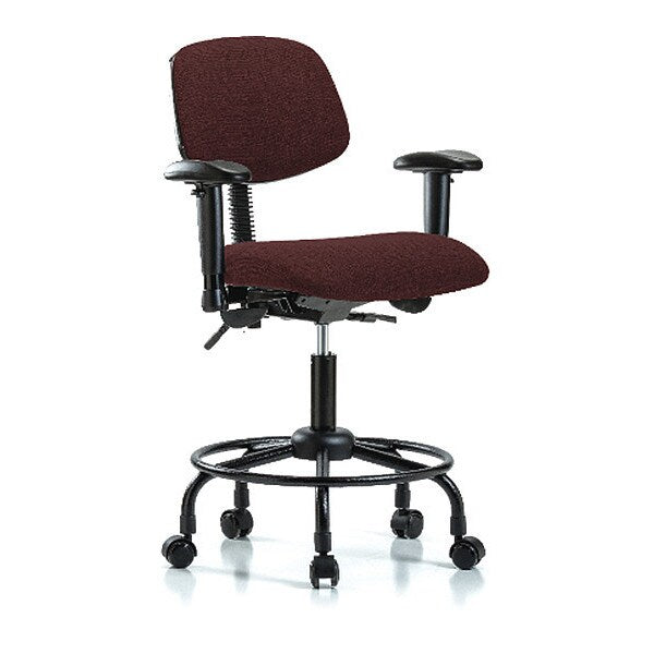 Chair, Fab, Med Bench, RT Tilt AA Cast, Bur, Caster Type: Rolling