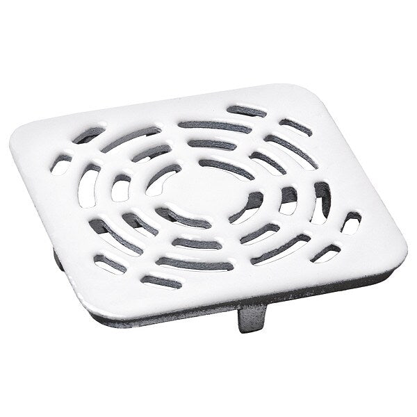 Floor Drain, Cast Iron, Square, 1-1/2