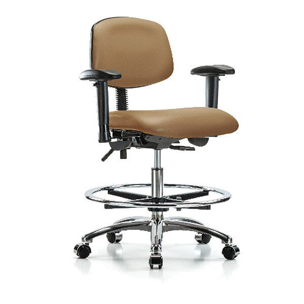 Chair, Vin, Med Bench, Chr AA CF Cast, Taupe