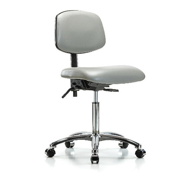 Chair, Vin, Med Bench, Chr Tilt Casters, Dov