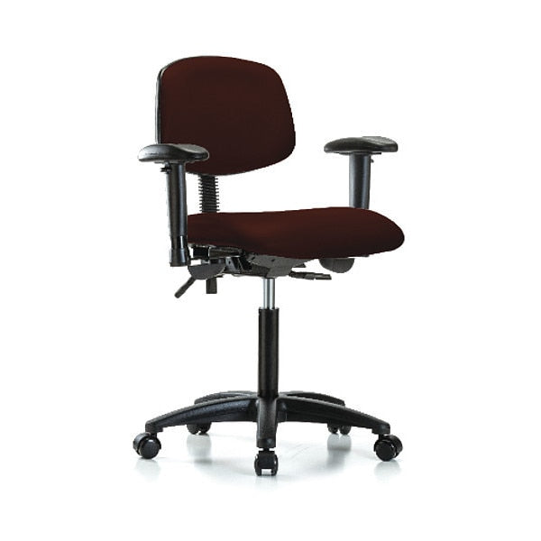 Chair, Vin, Med Bench, Tilt AA Casters, Burg