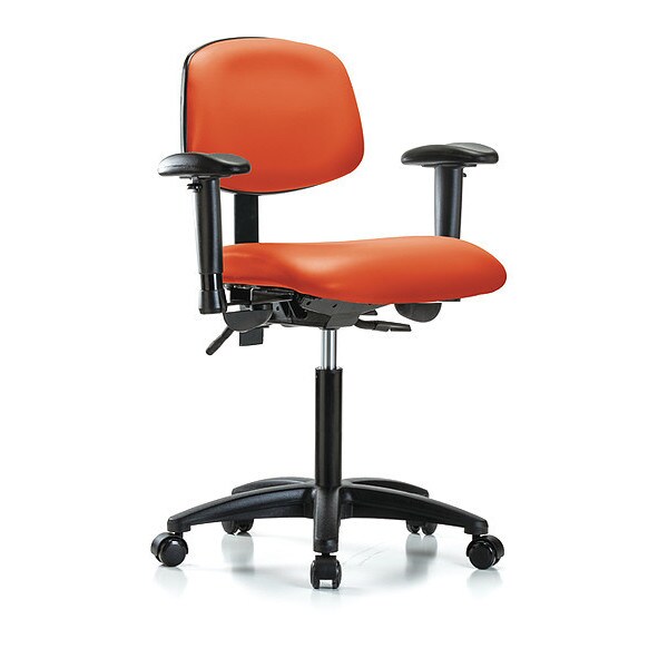 Chair, Vin, Med Bench, Tilt AA Cast, Orange