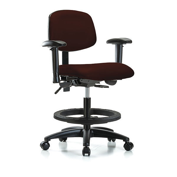 Chair, Vin, Med Bench, Tilt AA BF Cast, Burg