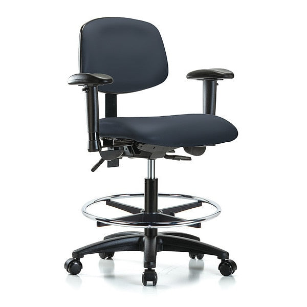 Chair, Vin, Med Bench, Tilt AA CF Cast, Nav