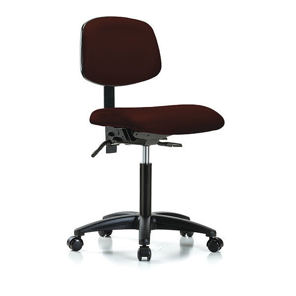 Chair, Vinyl, Med Bench, Tilt Casters, Burg