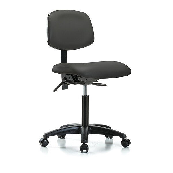 Chair, Vinyl, Med Bench, Tilt Casters, Gry