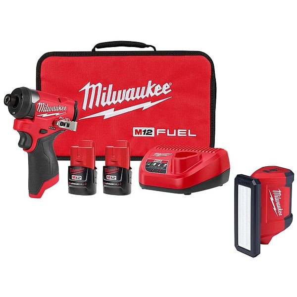 Impact Driver Kit and Light, 3600 RPM