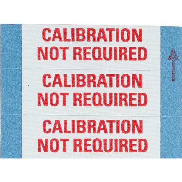 Calibration Labels 0.5 in H x 1.5, PK 25