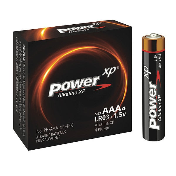 Power XP AAA Alkaline Battery, 4 PK