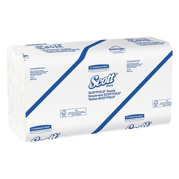 Scott Essential Scottfold Multifold Paper Towels, 1, 175, White, 25 PK