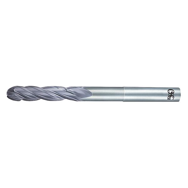 Carbide End Mill, 3/16 in dia, 1 in Cut L