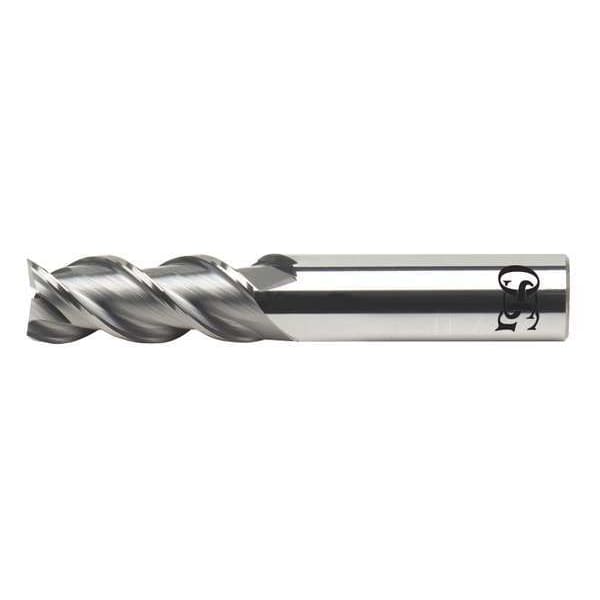 Carbide End Mill, 5/8in dia, 1-5/8in Cut L