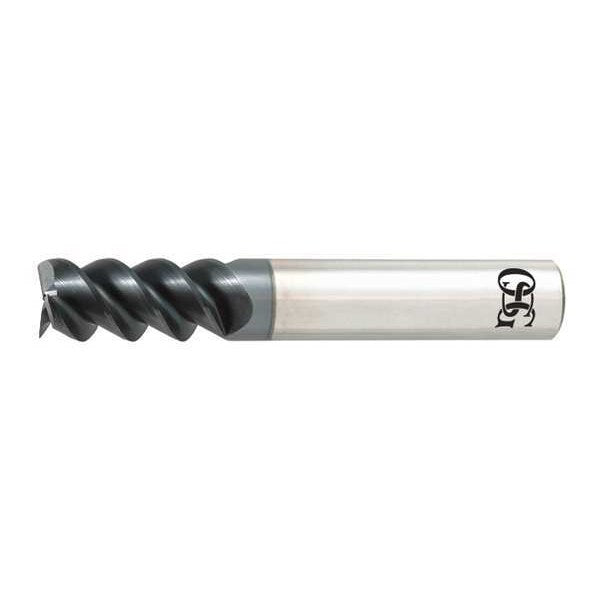 Carbide End Mill, 3/8 in. dia, 1 in. Cut L
