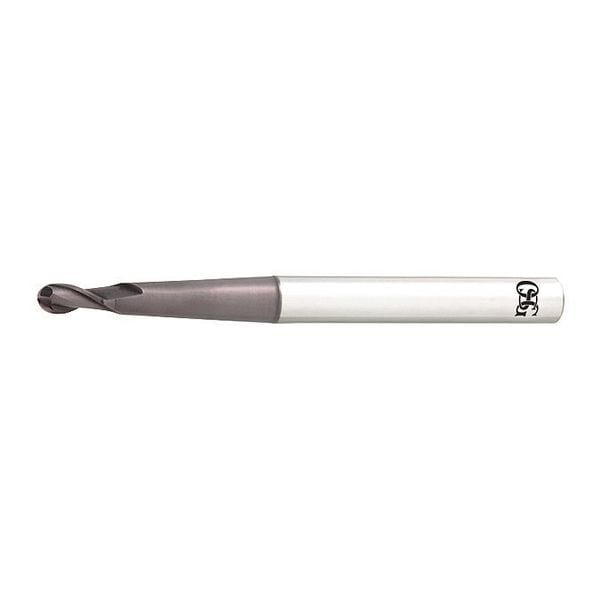 Carbide End Mill, 2.00mm dia, 5.00mm Cut L
