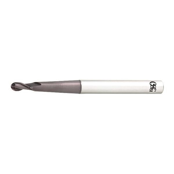 Carbide End Mill, 1.00mm dia, 2.50mm Cut L