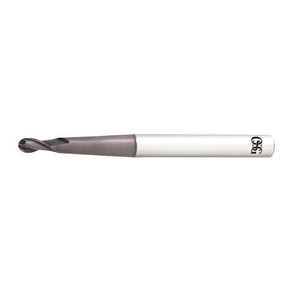 Carbide End Mill, 1.00mm dia, 2.50mm Cut L