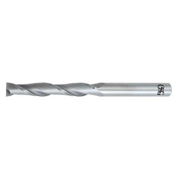 Carbide End Mill, 3/16 in dia, 1 in Cut L
