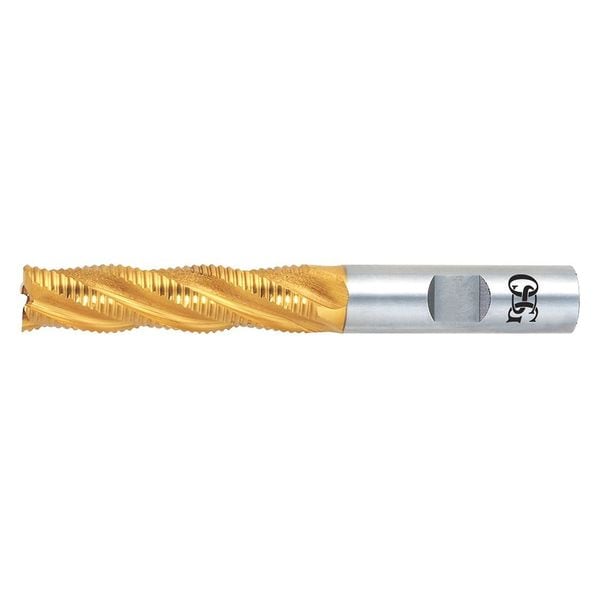 HSS End Mill, 5/8in.dia., 2-1/2in.Cut L