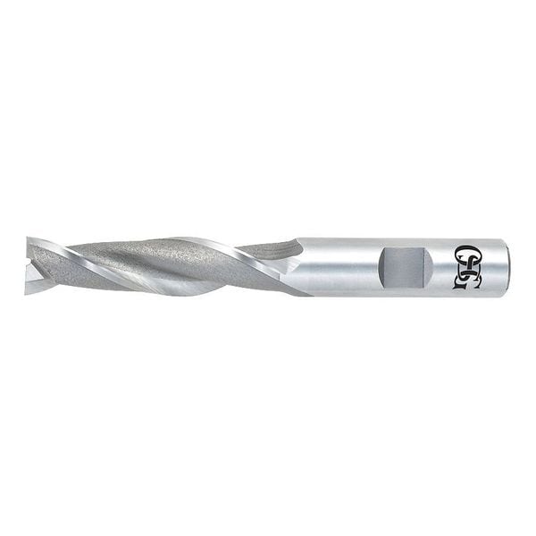 HSS End Mill, 2in.dia., 3in.Cut L