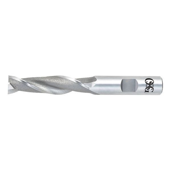 HSS End Mill, 3/8in.dia., 1-1/2in.Cut L