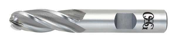 HSS End Mill, 3/4in.dia., 1-5/8in.Cut L